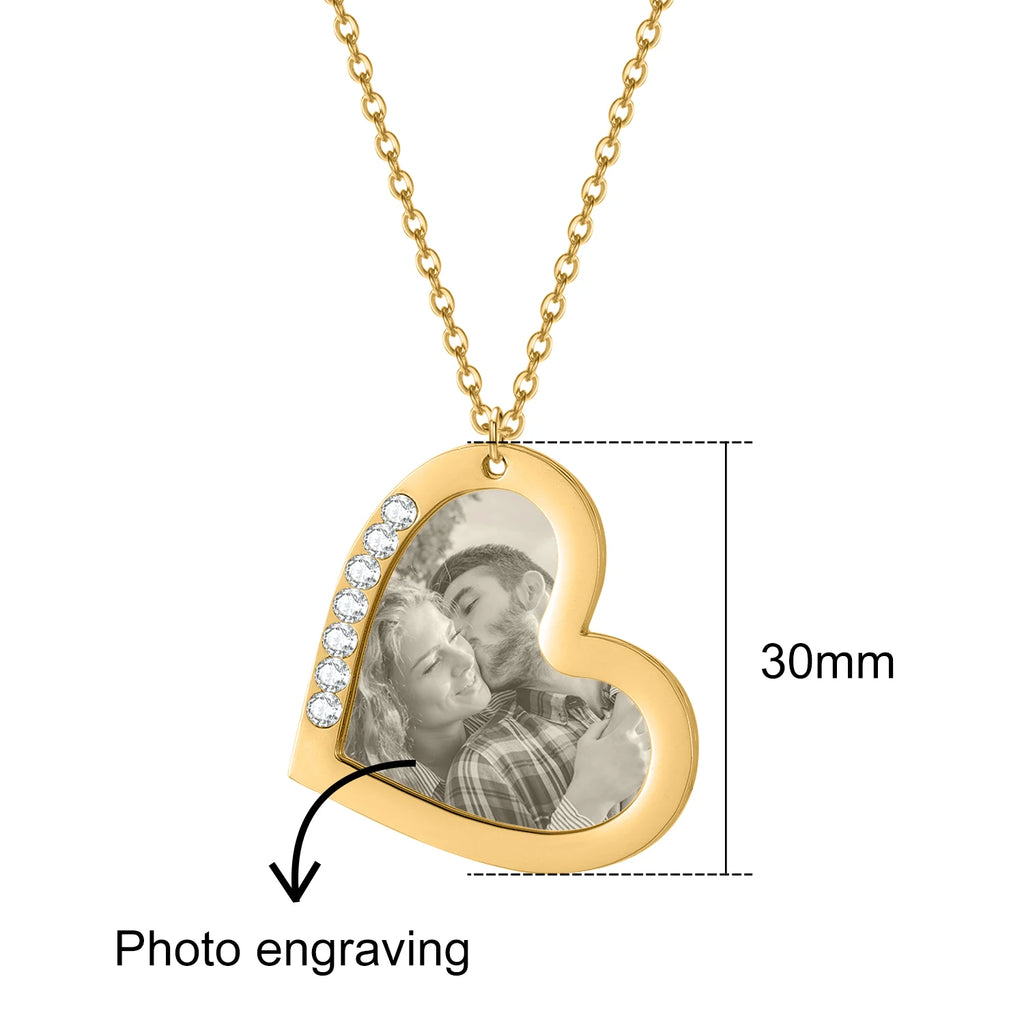 Collier personnalisé pour maman, bijoux de fête des mères gravés avec Photo personnalisée, bijoux en acier inoxydable pour femmes