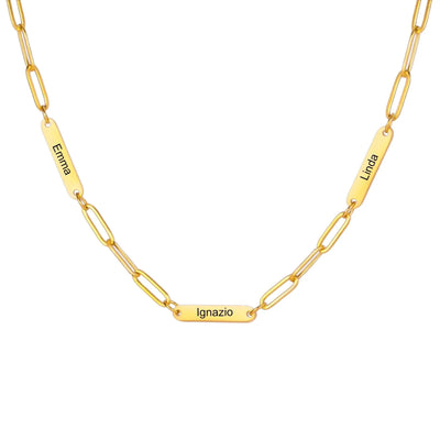 Collier avec barre personnalisable