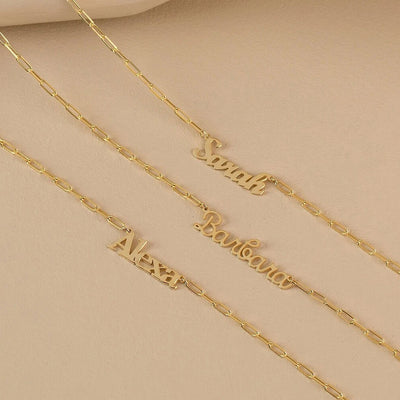 Collier Personnalisé avec Prénom – Style Trombone