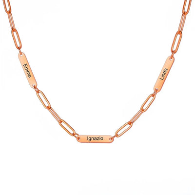 Collier avec barre personnalisable