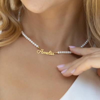 Collier à perles personnalisé