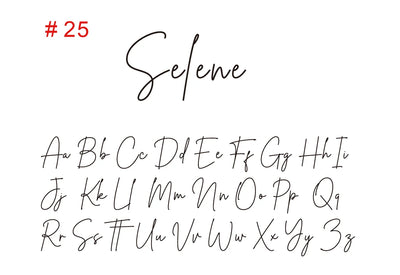 Collier personnalisé en Écriture Cursive