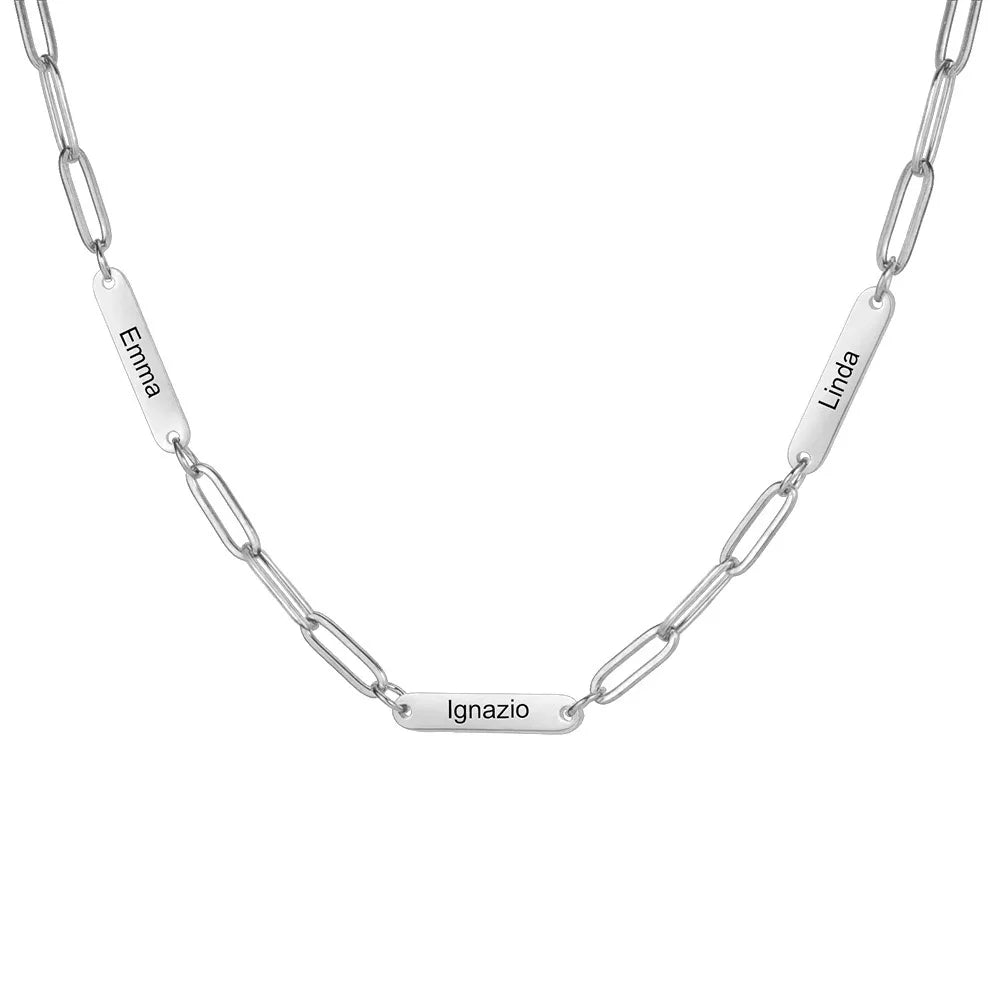 Collier avec barre personnalisable