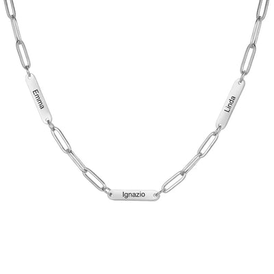 Collier avec barre personnalisable