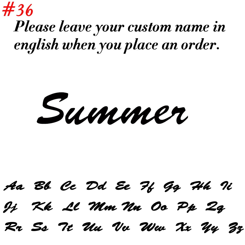 Collier personnalisé en Écriture Cursive